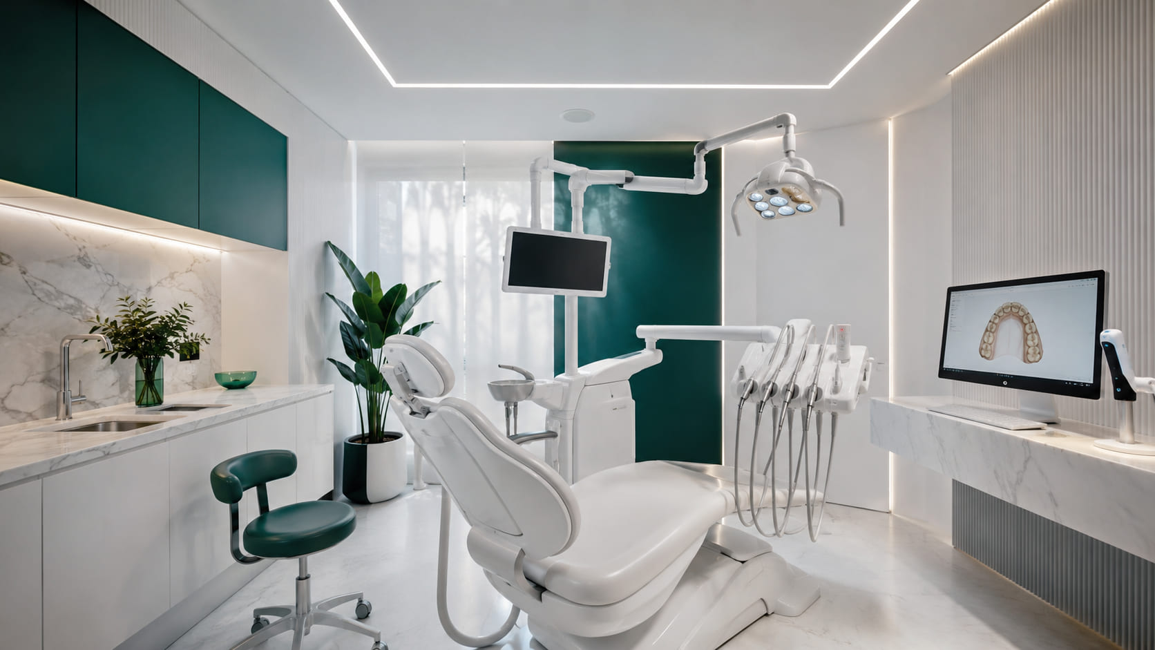 Studio odontoiatrico della clinica DermoLife a Tirana